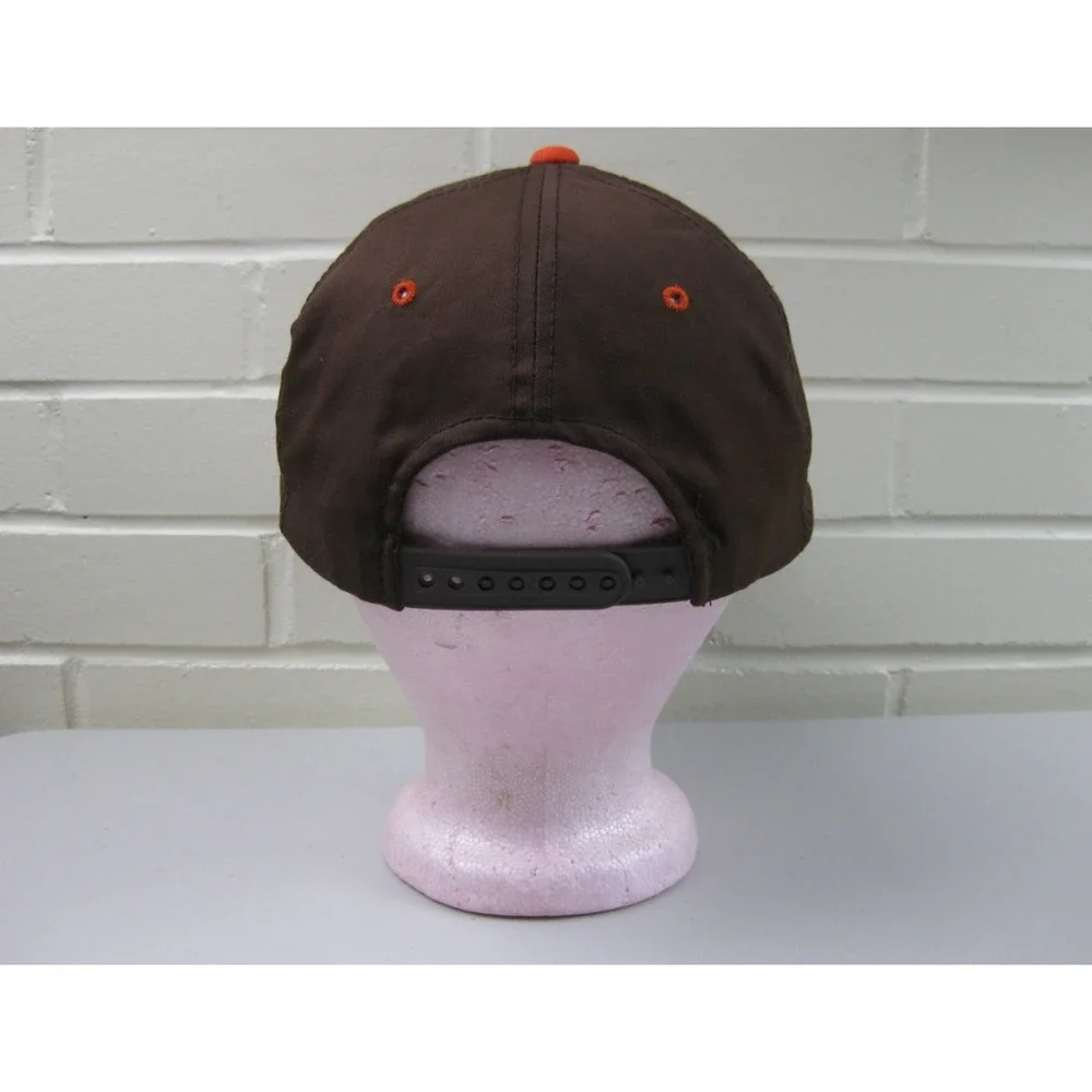 Vintage 90s Cleveland Browns Snapback Hat Cap NFL Desmond Bryant Autograph